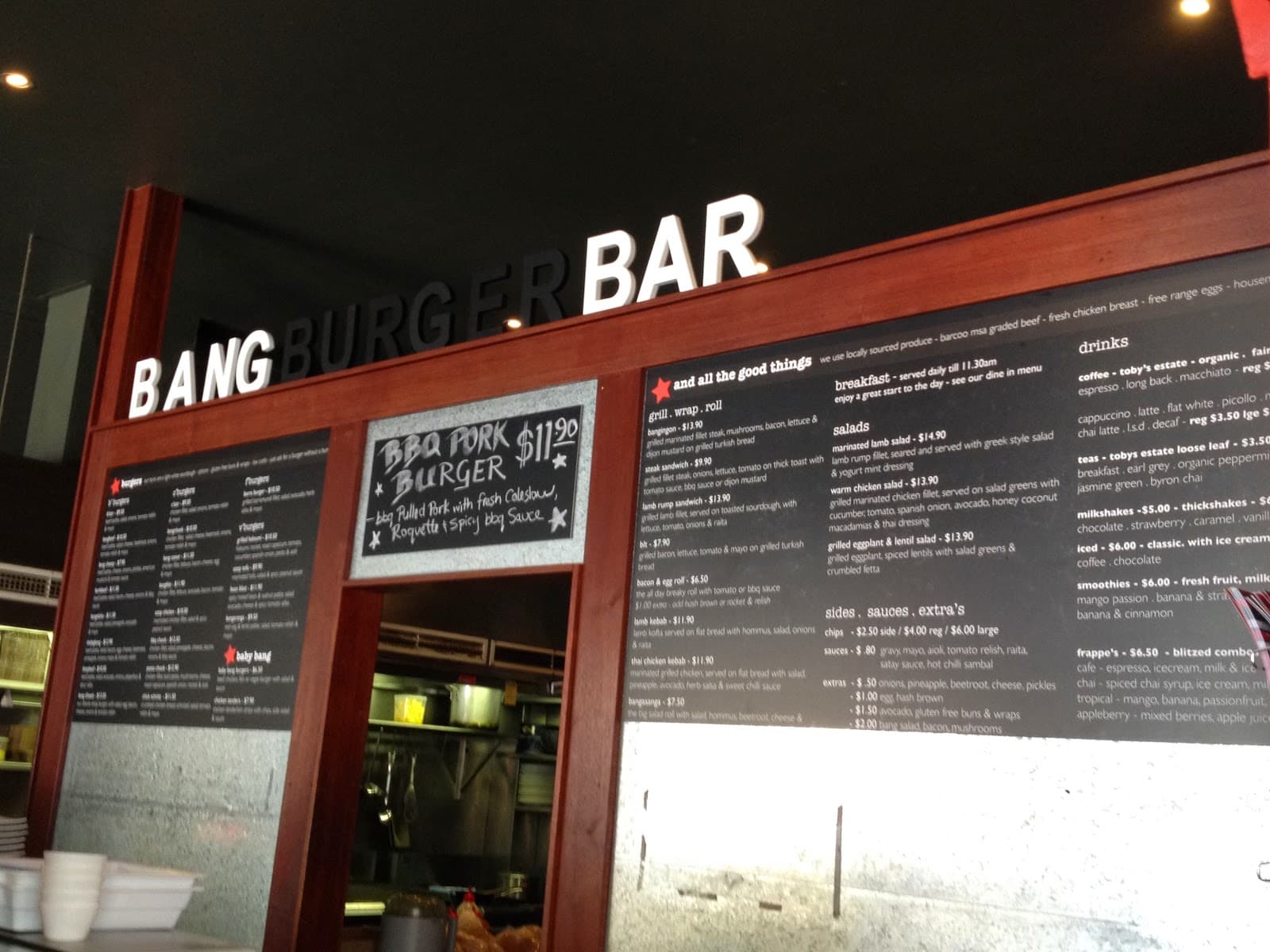 BANGBURGERBAR — Bangalow, Byron Bay