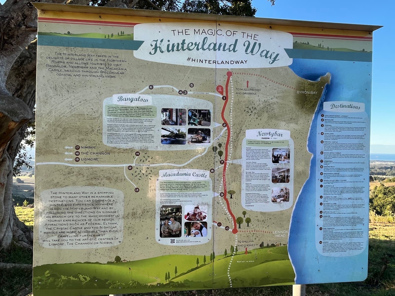 St Helena lookout — Ocean Shores, Byron Bay