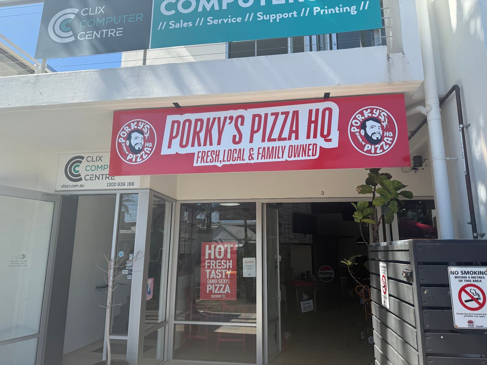 Porky's Pizza HQ Byron Bay — Ocean Shores, Byron Bay